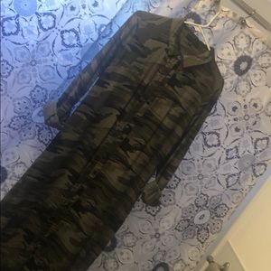 Sanctuary camo button down dress.